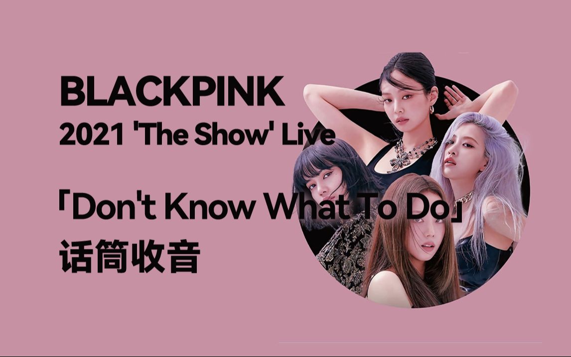 【话筒收音】dont know what to do - blackpink:the