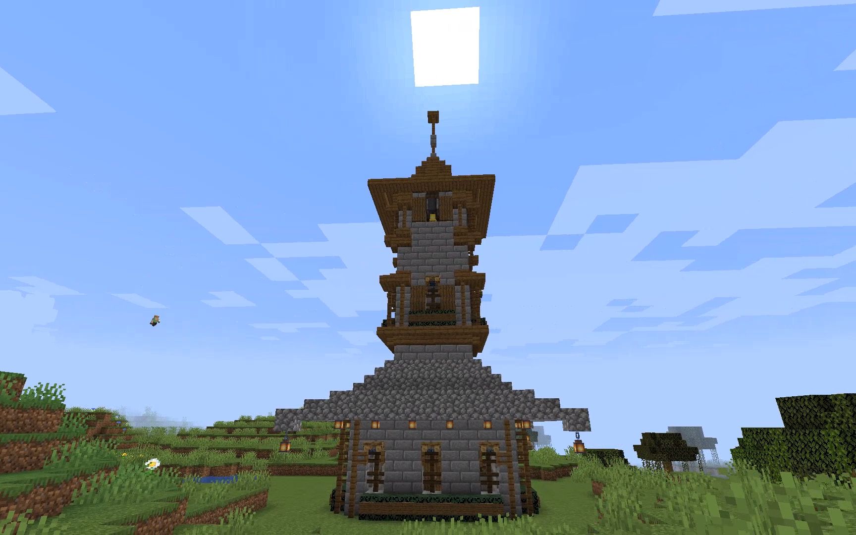 【minecraft】我的世界 好看的钟楼简单做