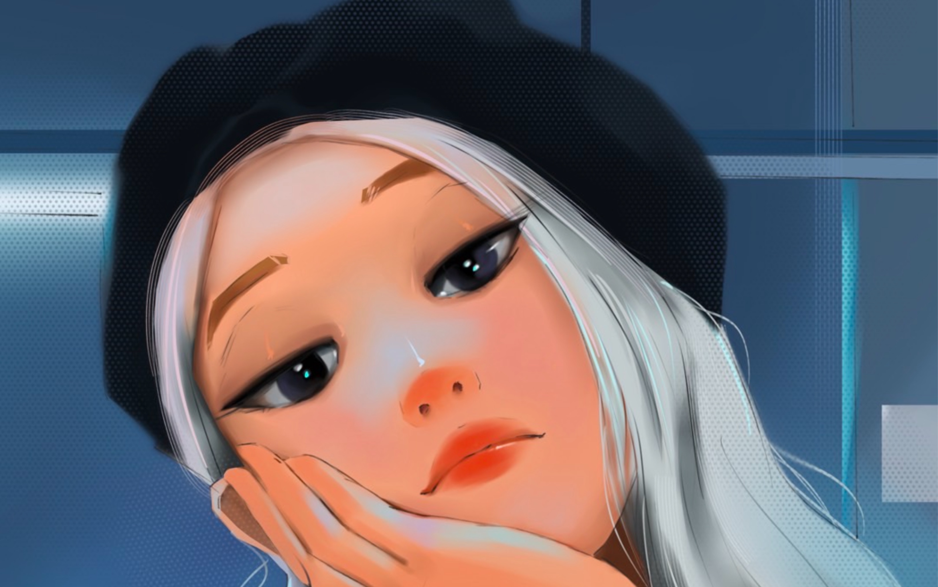 人物插画 欧美画风迪士尼 肉肉rose