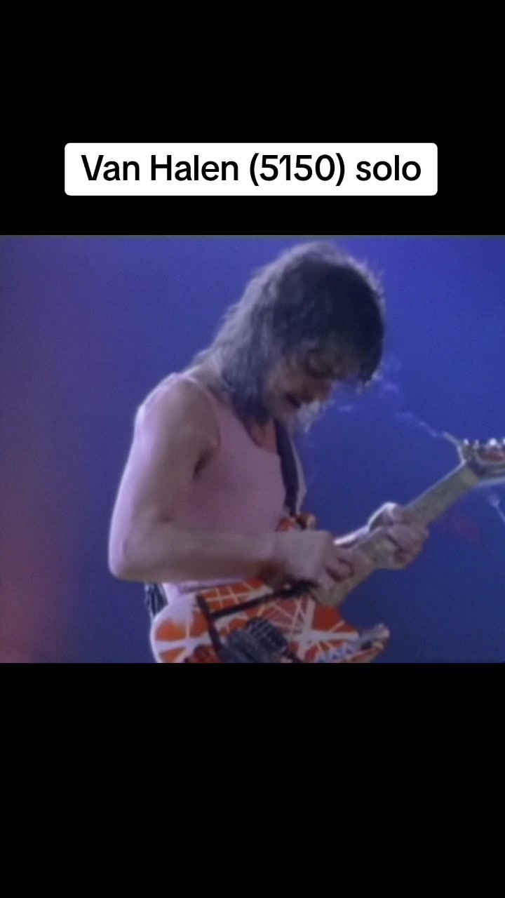 #vanhalen #5150 #eddievanhalen #frankenstrat #guitarsolo #solo哔哩哔哩bilibili