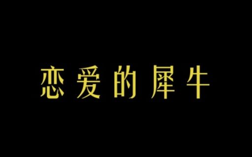 [图]中国剧本片段《恋爱的犀牛》