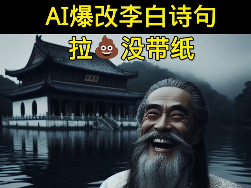 AI爆改李白诗句哔哩哔哩bilibili