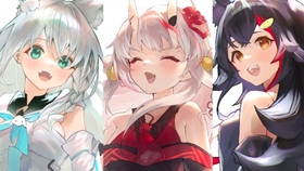 Hololive原创曲 完整版 熟 百花繚乱花吹雪 白上吹雪大神澪百鬼绫目 哔哩哔哩 つロ干杯 Bilibili