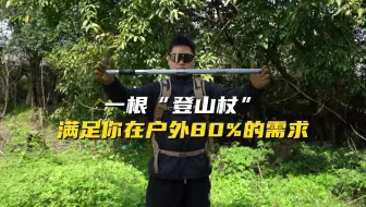 一根“登山杖”，满足你在户外80%的需求！