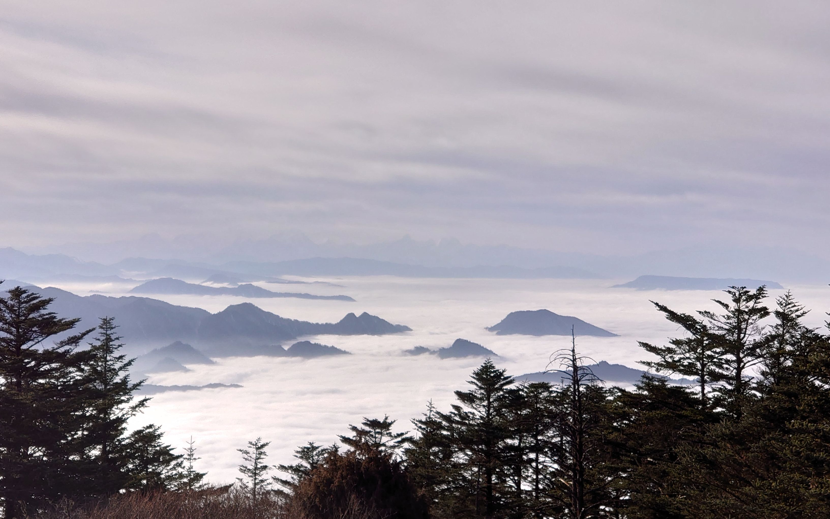 震旦第一山云上金顶天下峨眉