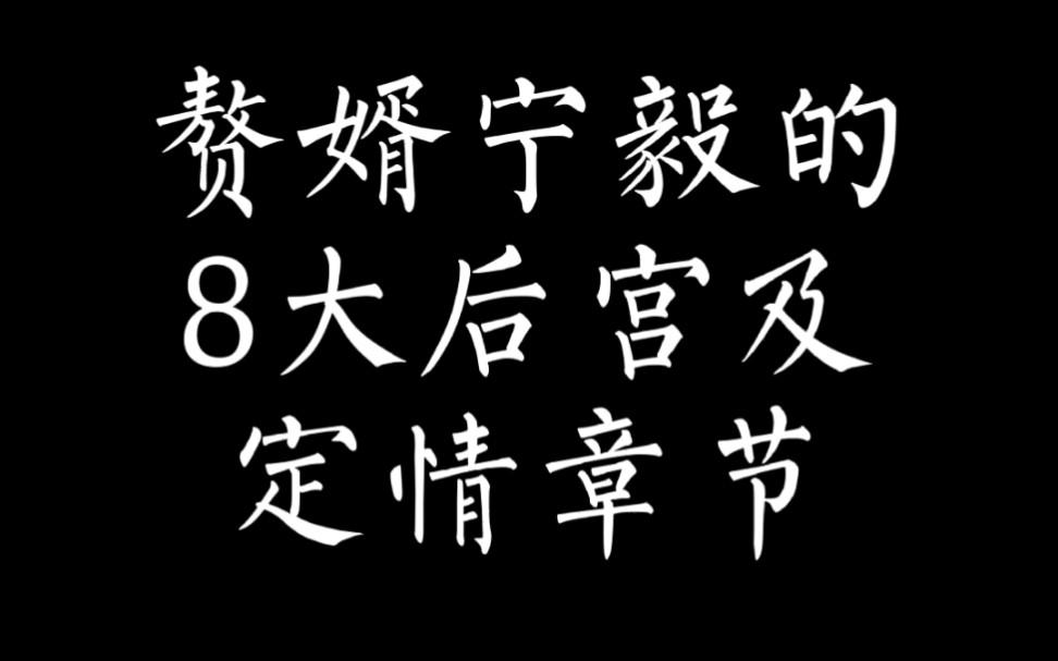 (小说推荐)赘婿宁毅的8个女人及定情章节哔哩哔哩bilibili