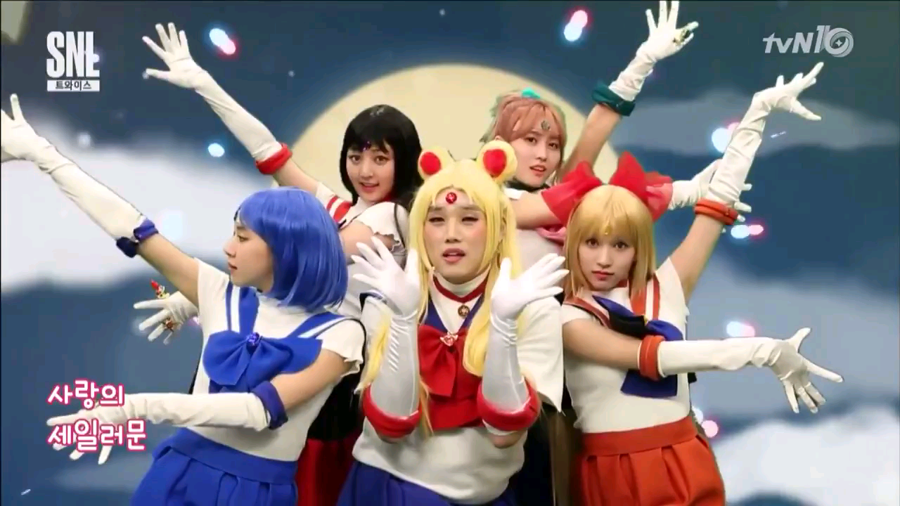 [图][twice] 兔瓦斯变身美少女战士sailor moon