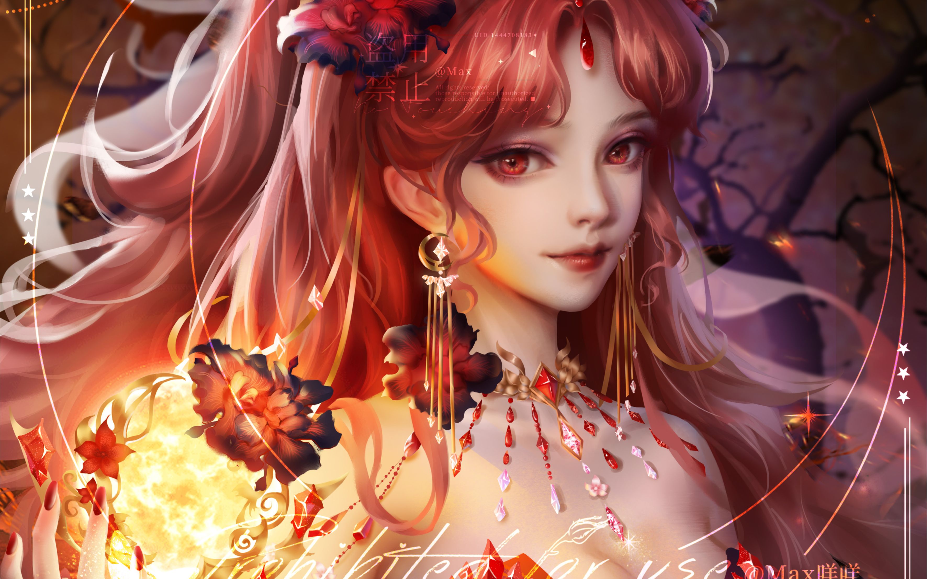 ps厚涂上色不知道取什么标题的头像稿