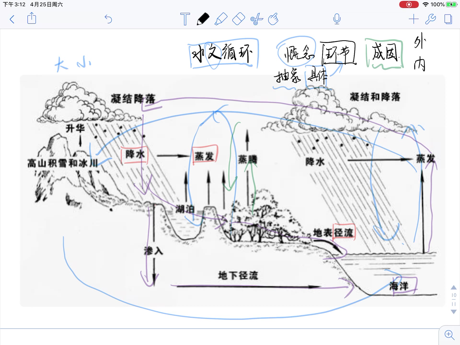 #重点#四分钟复习水循环概念、环节、成因哔哩哔哩bilibili