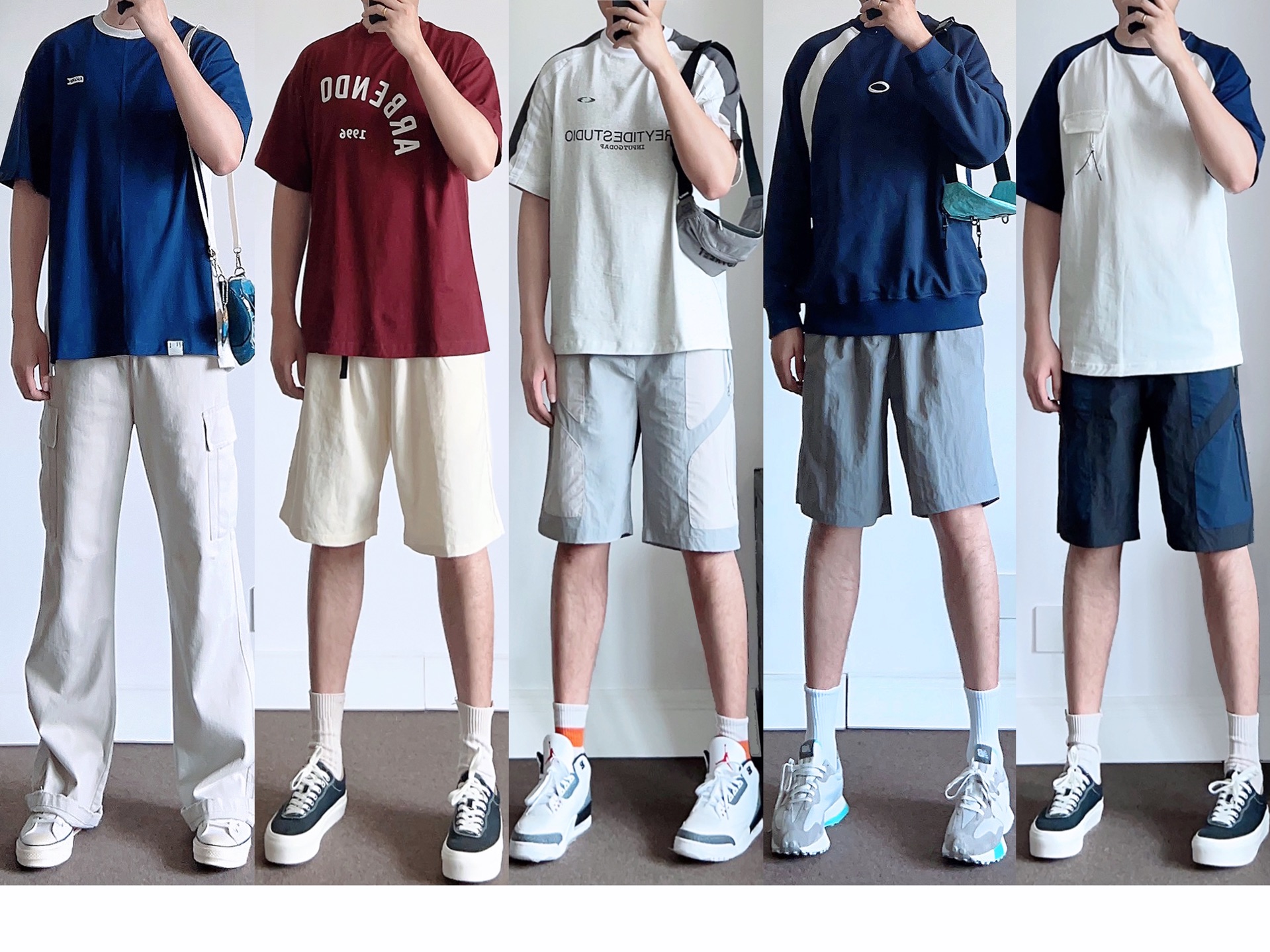 【一周穿搭不重样】男生穿搭|夏季穿搭|日系穿搭|学生党平价穿搭|街头