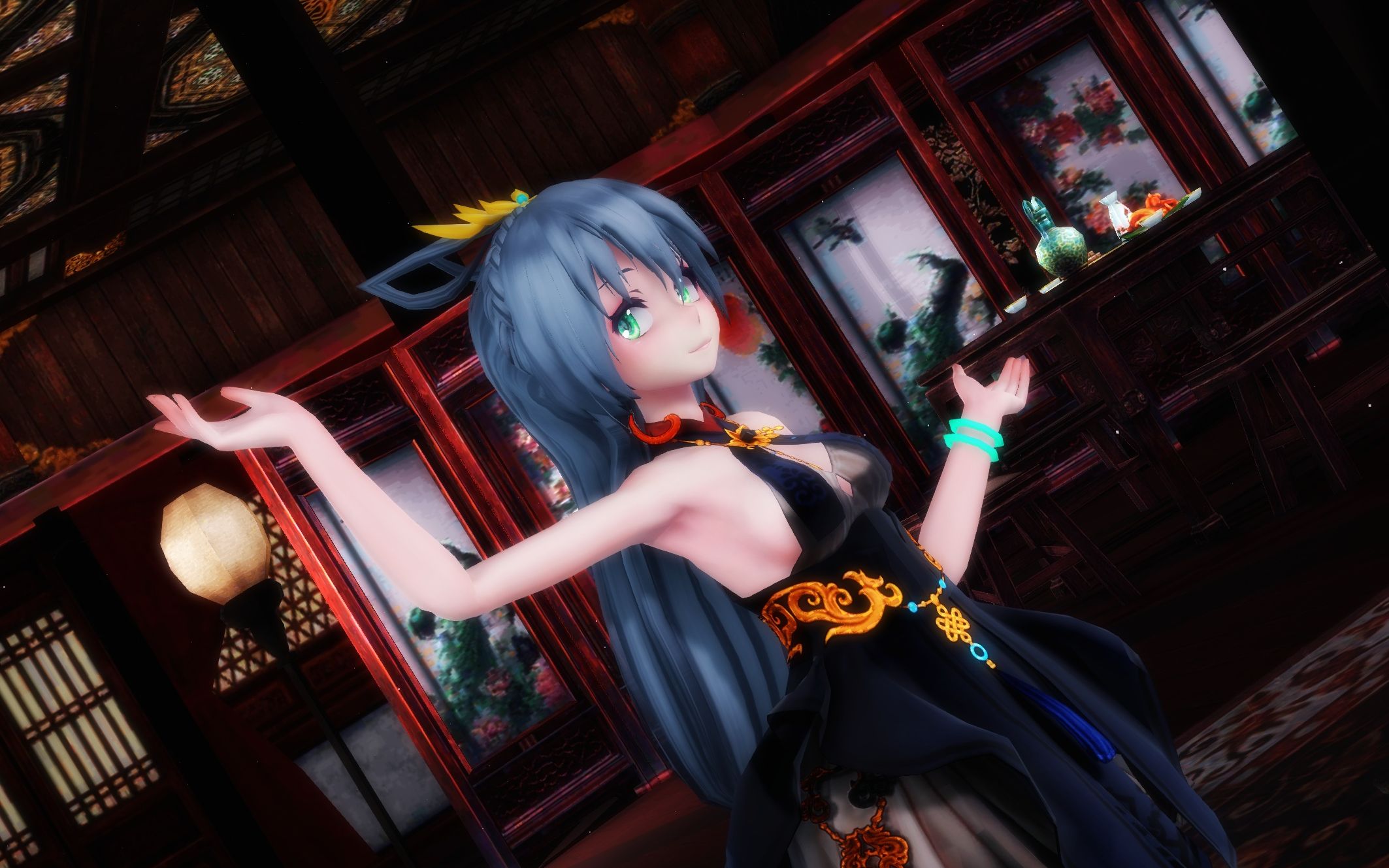 活动作品mmd极乐净土洛天依横屏和竖屏