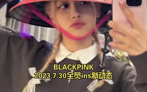 Download Video: BLACKPINK2023.7.30全员ins新动态