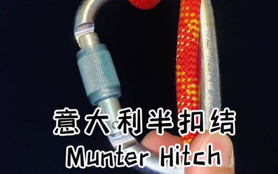 意大利半扣的打法MunterHitch哔哩哔哩bilibili