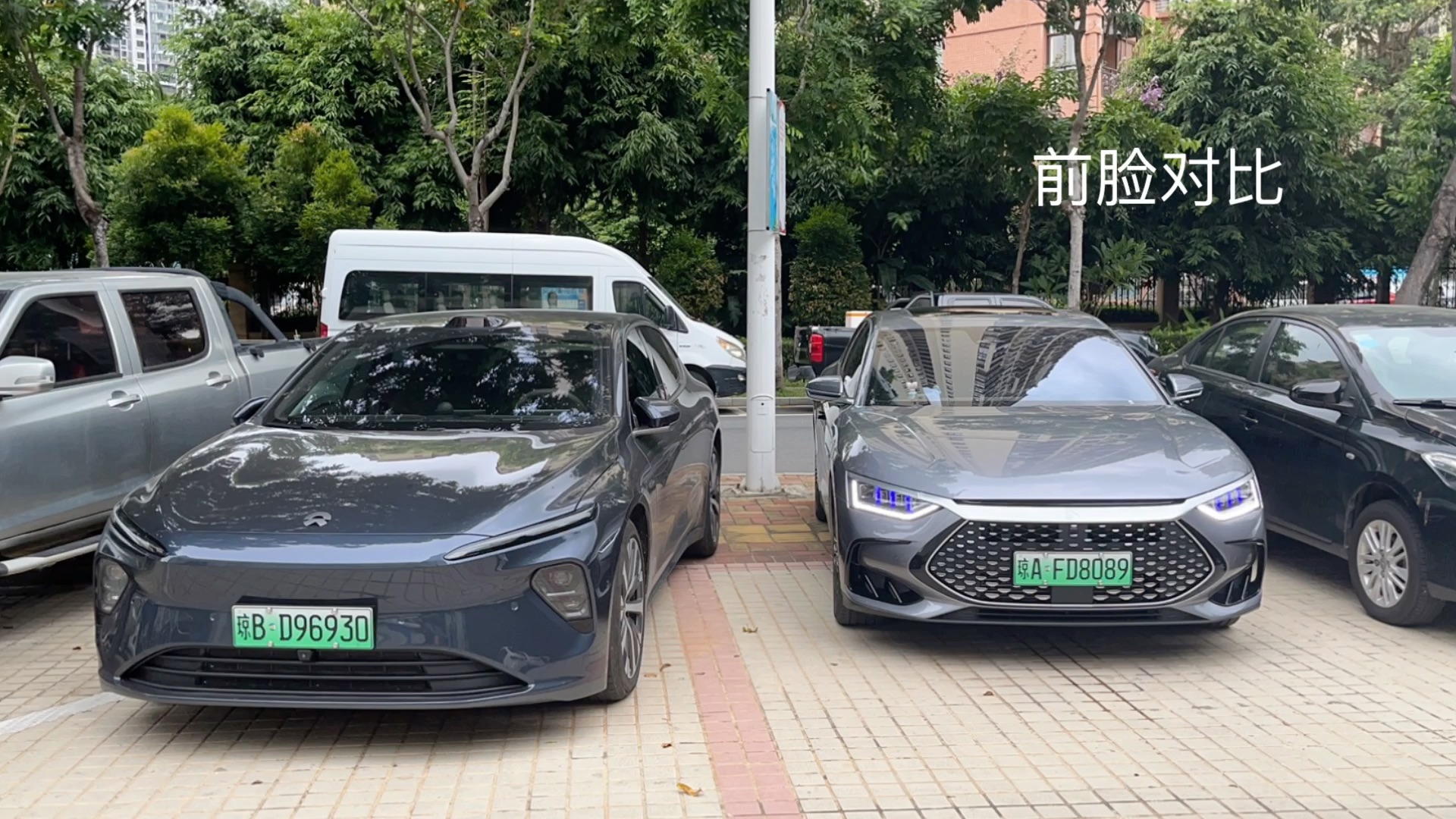 byd真香!比亚迪汉dmi与蔚来et7外形对比