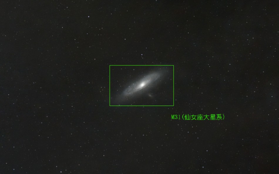 m31星系位置图片