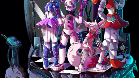 fnaf图片(猜猜哪个是我电脑的墙纸)_哔哩哔哩 (゜