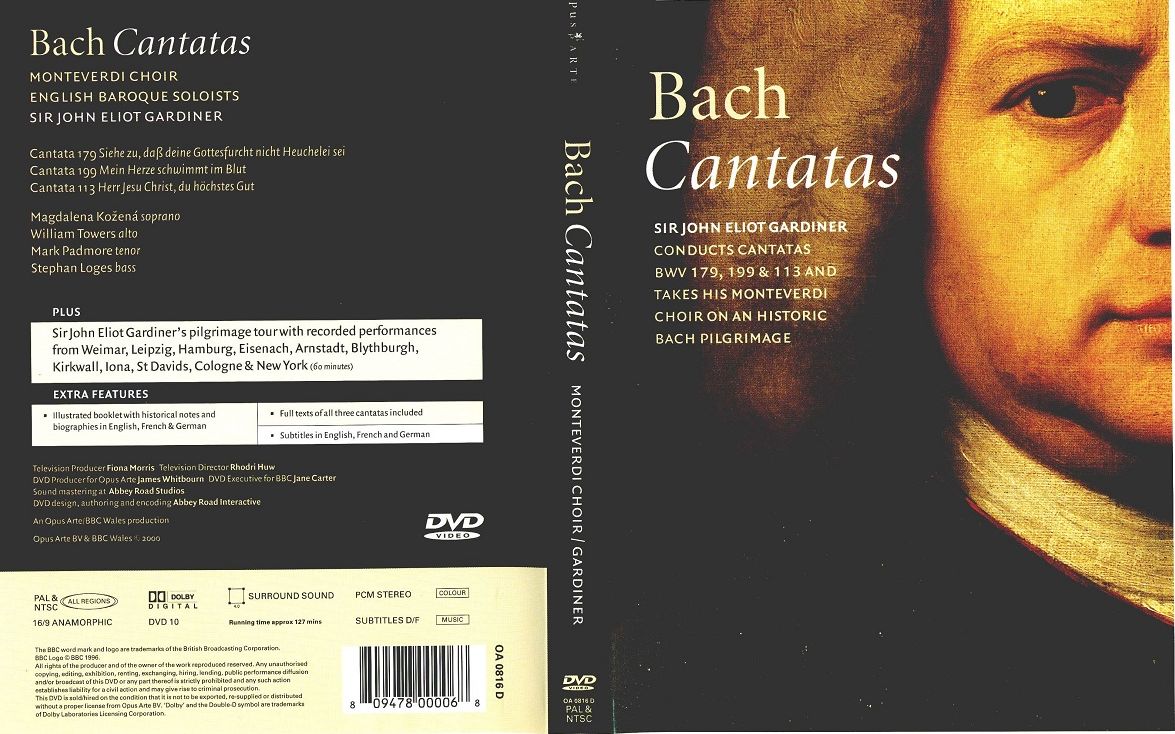 [图]Bach 巴赫 – 康塔塔 Cantatas BWV 179, 191, 113（2000）