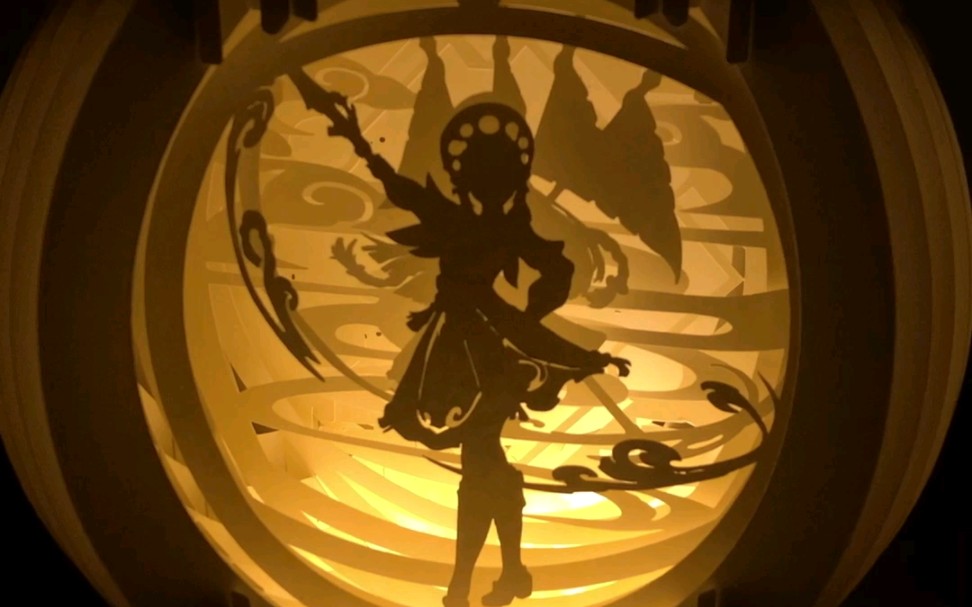 原神云堇 纸雕灯纸雕星球