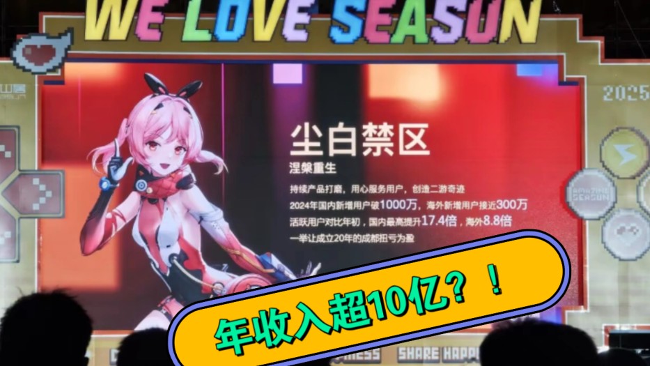 【尘白禁区】西山居年会曝光尘白收入！