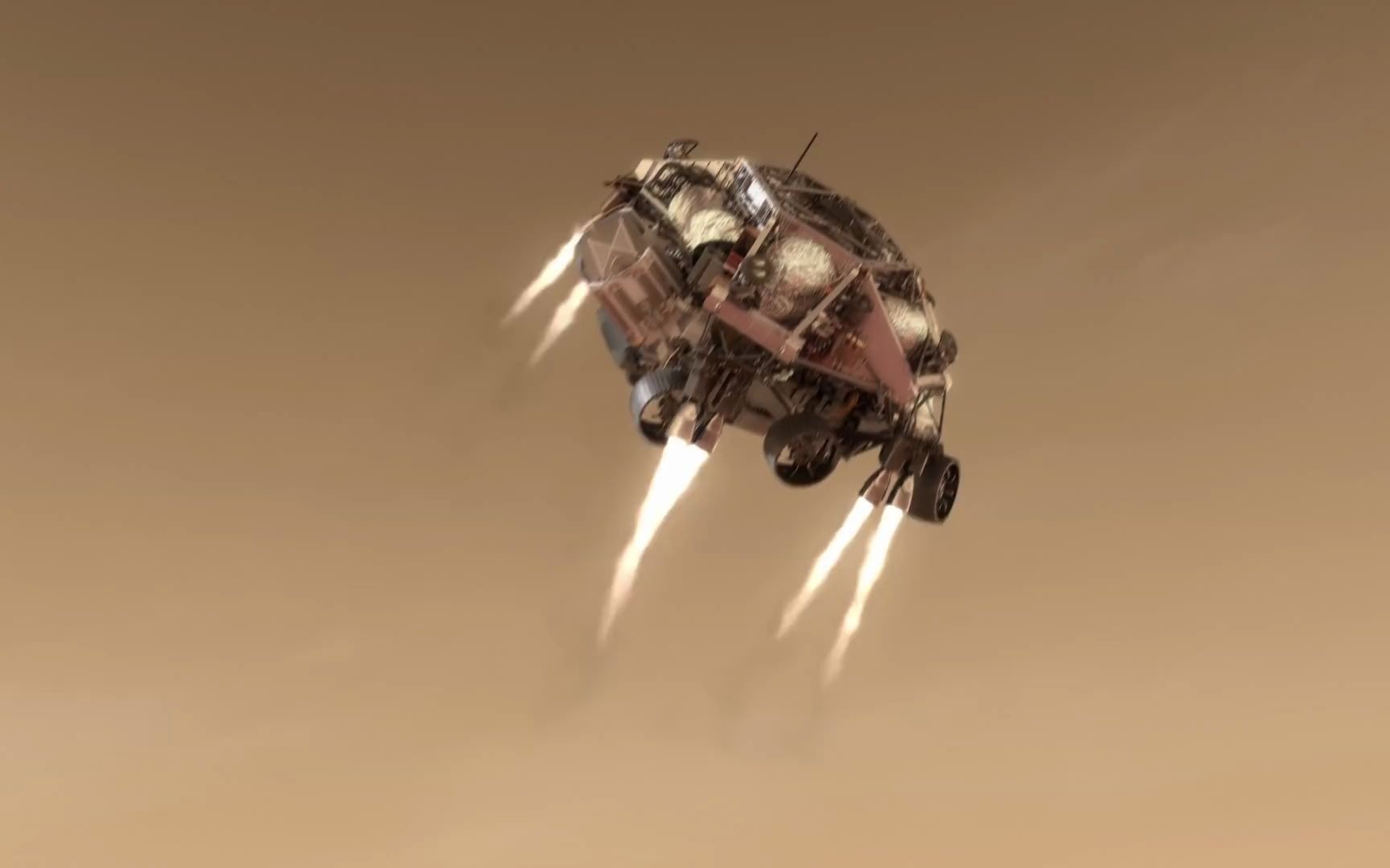 【mars2020】美国宇航局的火星恒心漫游者着陆动画