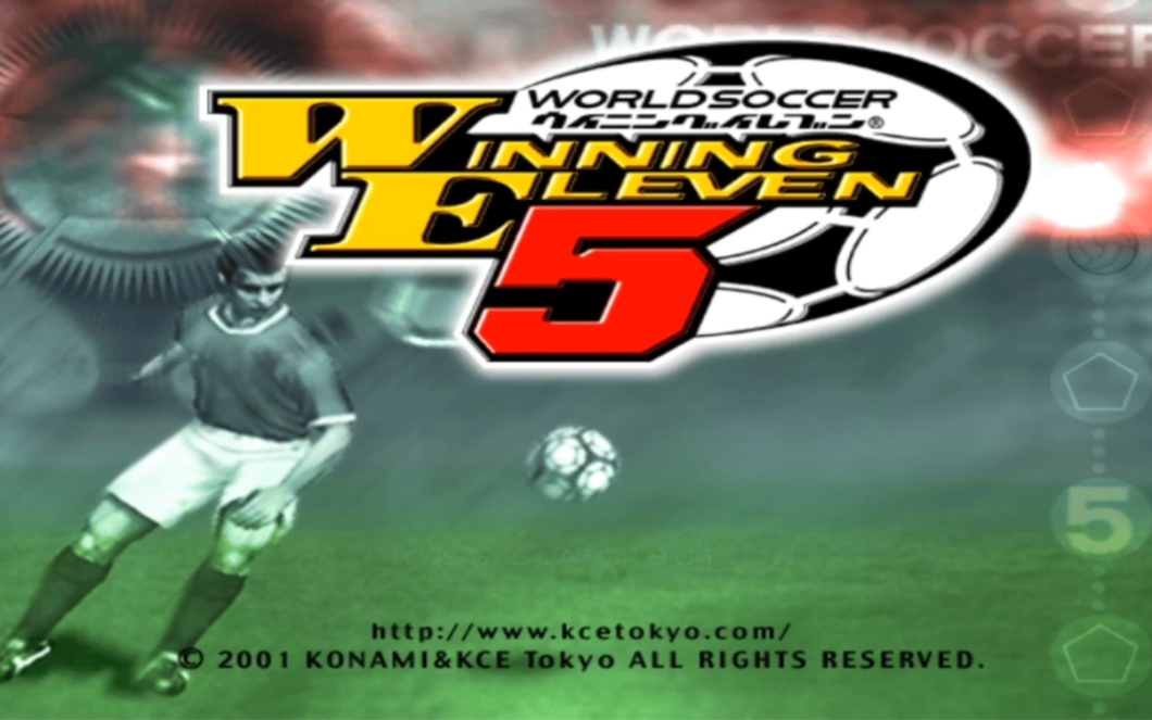 [图]经典PS2游戏片头欣赏：实况世界足球5 WORLD SOCCER WINNING ELEVEN 5 #实况足球 #世界杯 #足球 #一代人的青春 #怀旧经典