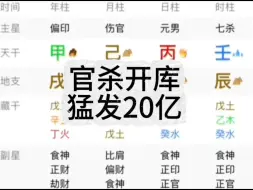 Télécharger la video: 官杀开库，猛发20亿的八字