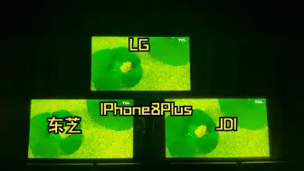 Download Video: iPhone8plus 屏幕对比（LG 东芝 JDI）