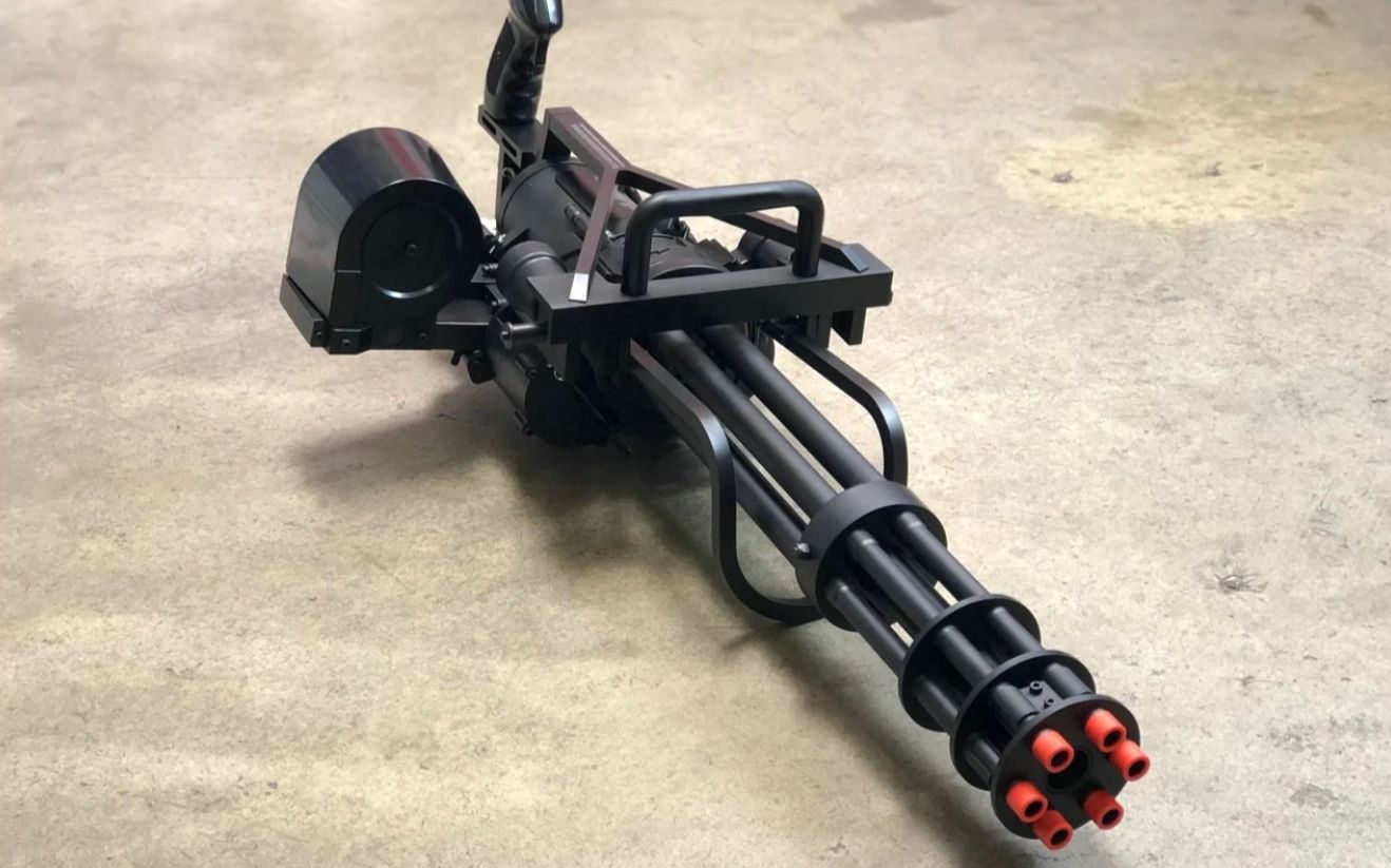 m134迷你机枪 别看它造型小巧 杀伤力极大