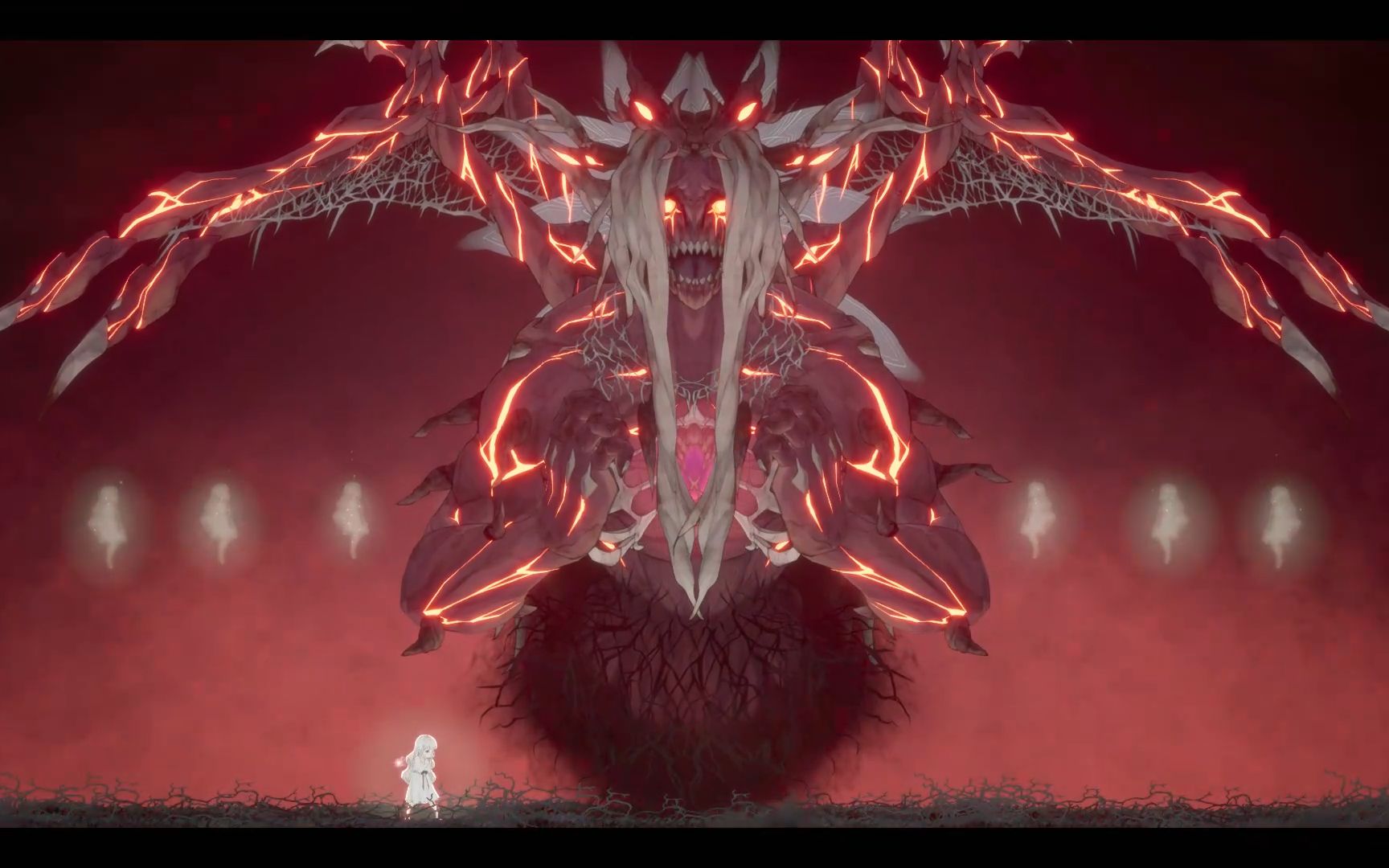 【ender lilies/终结的百合花】只用黑色骑士打污秽之王_单机游戏热门