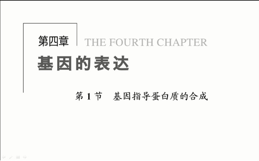 必修二⧴.1 基因指导蛋白质的合成微课视频 大连八中 生物组哔哩哔哩bilibili