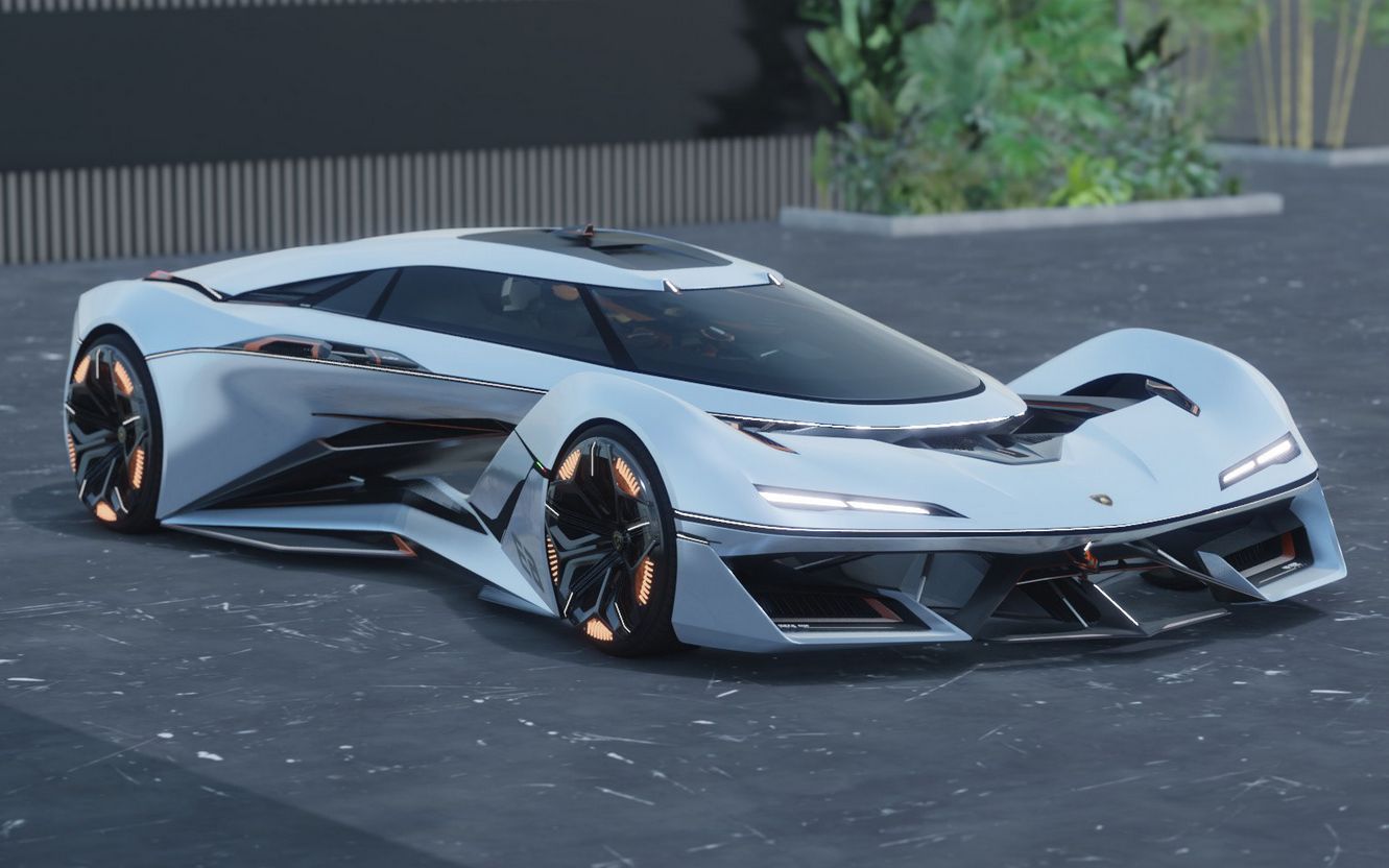 设计作品欣赏——兰博基尼超跑概念设计lamborghini bravo