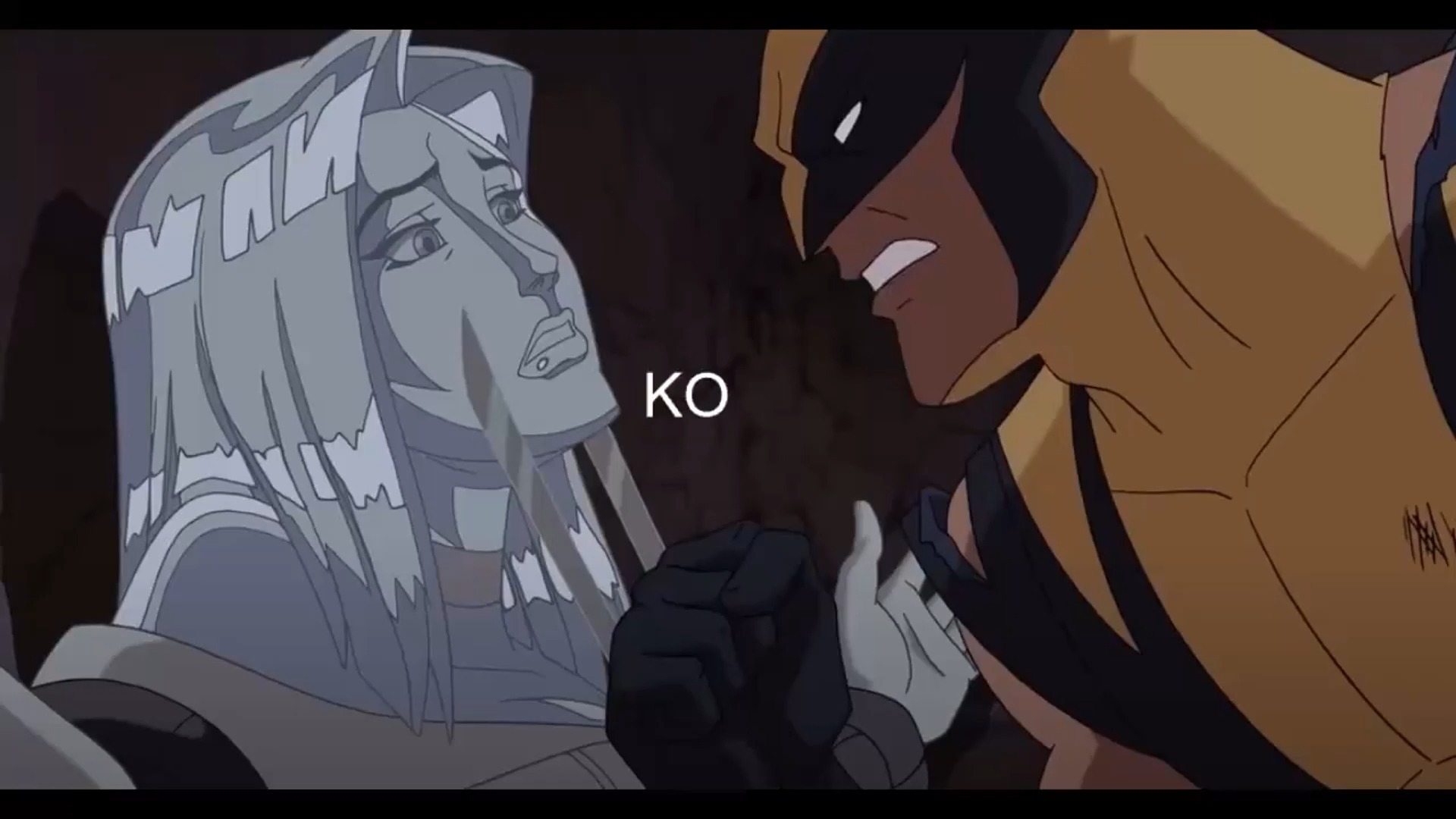 可能是金刚狼和白皇后的对话台词吗?