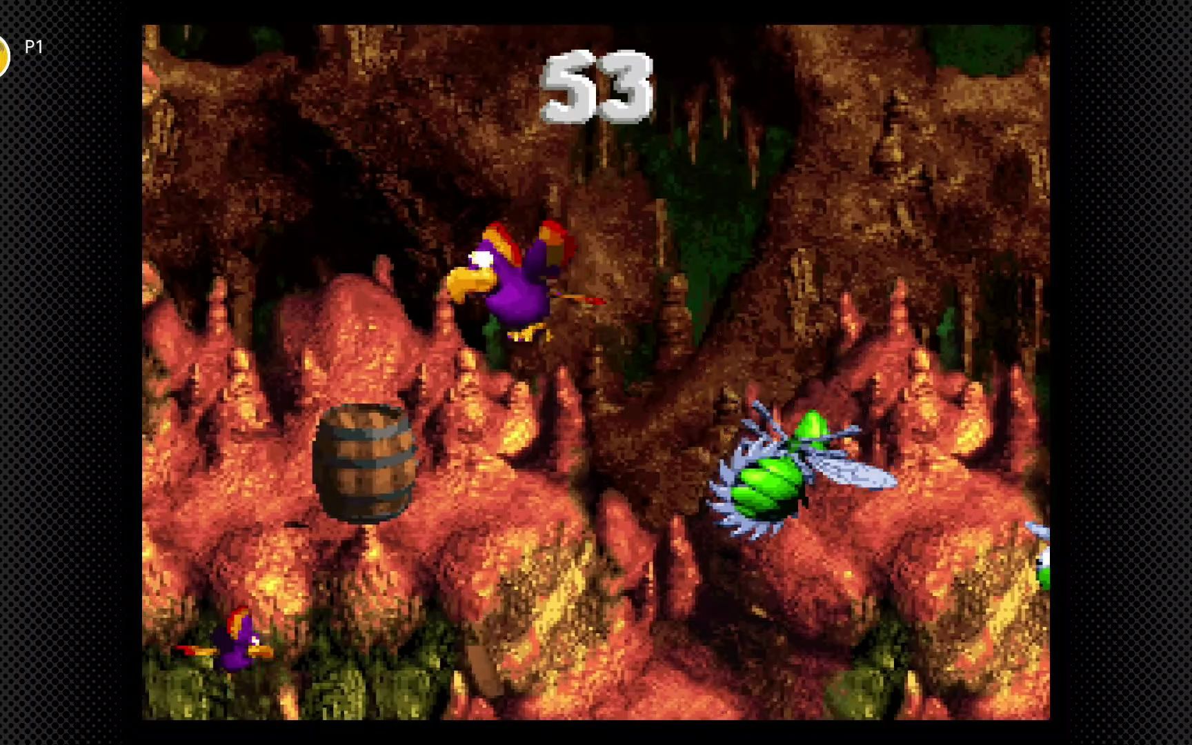 sfc《超级大金刚3》(大金刚国度3)全收集流程[6-1]buzzer barrage