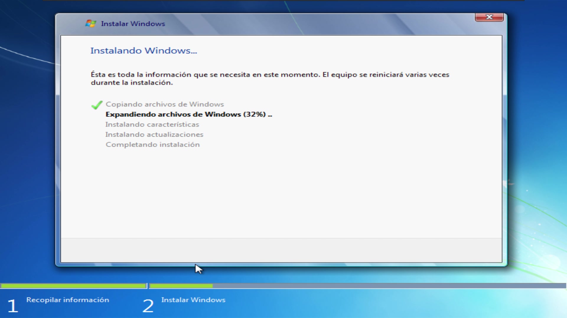 Windows 7 Ultimate Sp1 uE  beta2  Spanish 安装哔哩哔哩bilibili