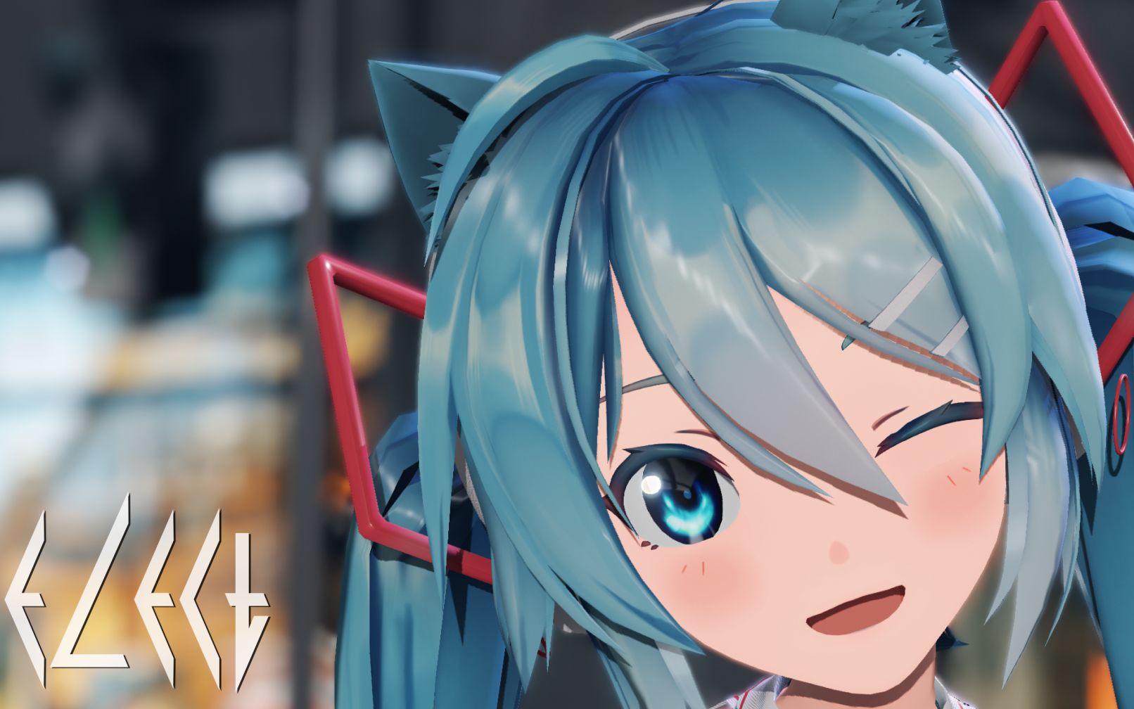 [图][4K原画][MMD] Elect 2020 Sour式初音Miku[PizaCG 1st Anniversary][PV]