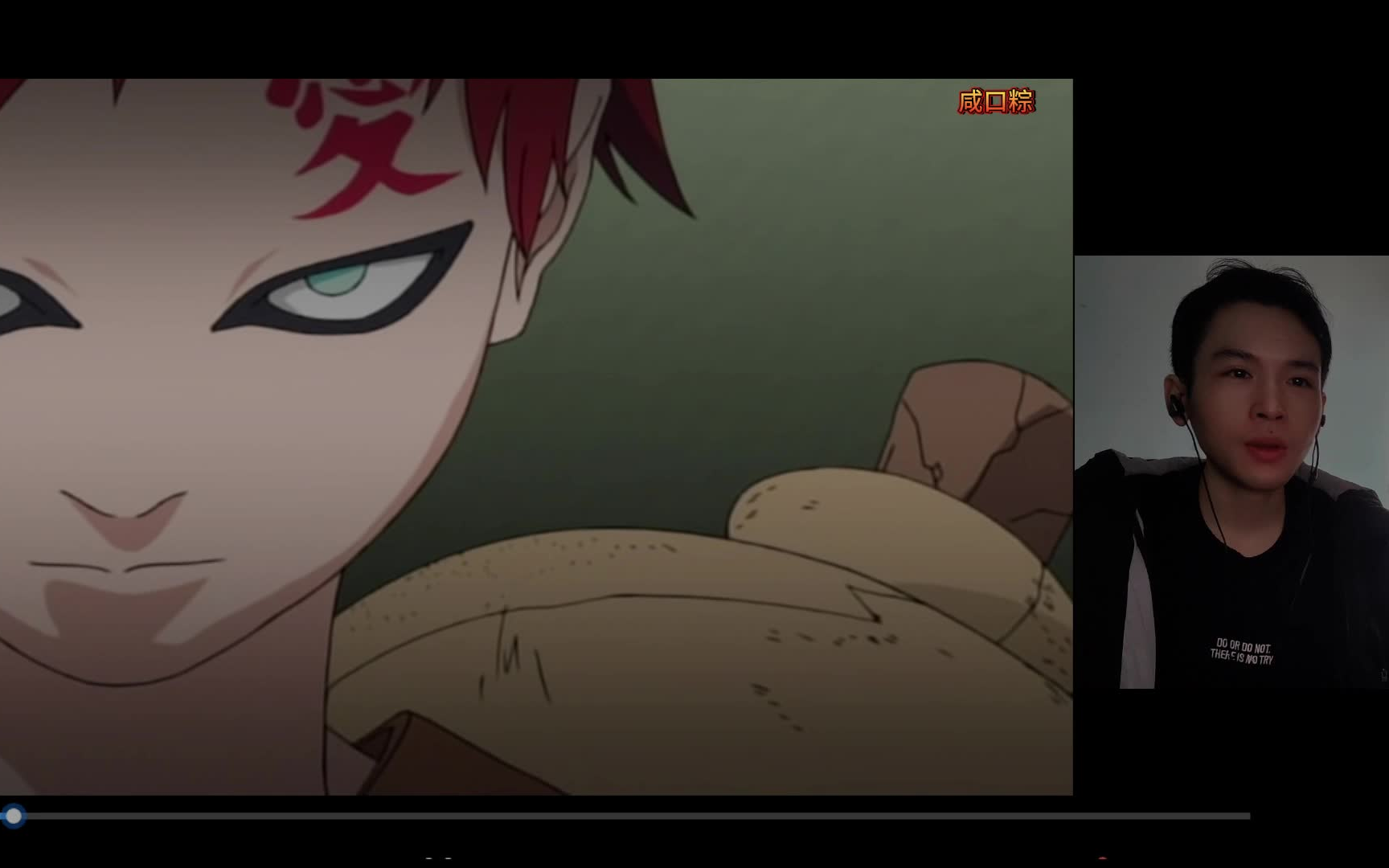 第一次看 火影忍者>reaction 第48-49集 燃爆 我爱罗vs李洛克