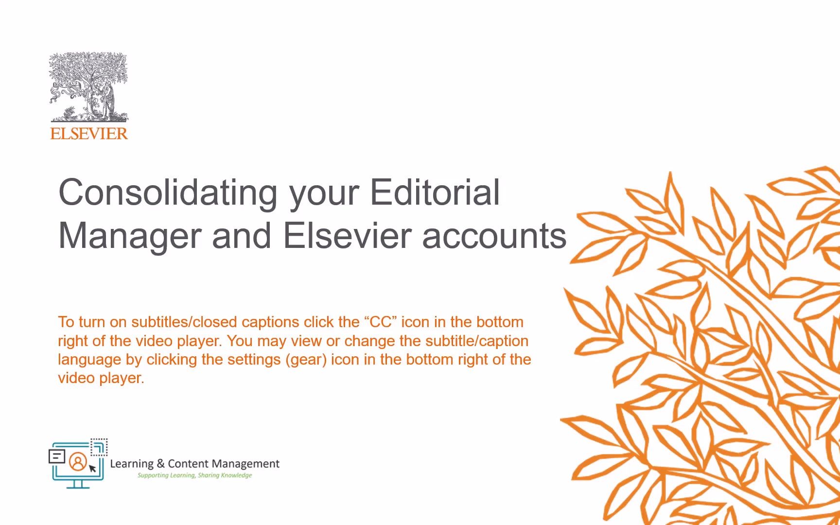 合并您的Editorial Manager和Elsevier账号【爱思唯尔Editorial Manager使用指南】哔哩哔哩bilibili