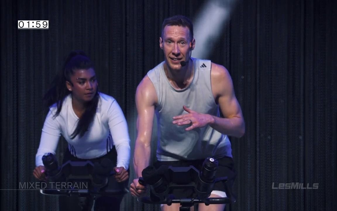 23年lesmills莱美动感单车rpm100有氧运动团操减脂塑形健身房健身教练