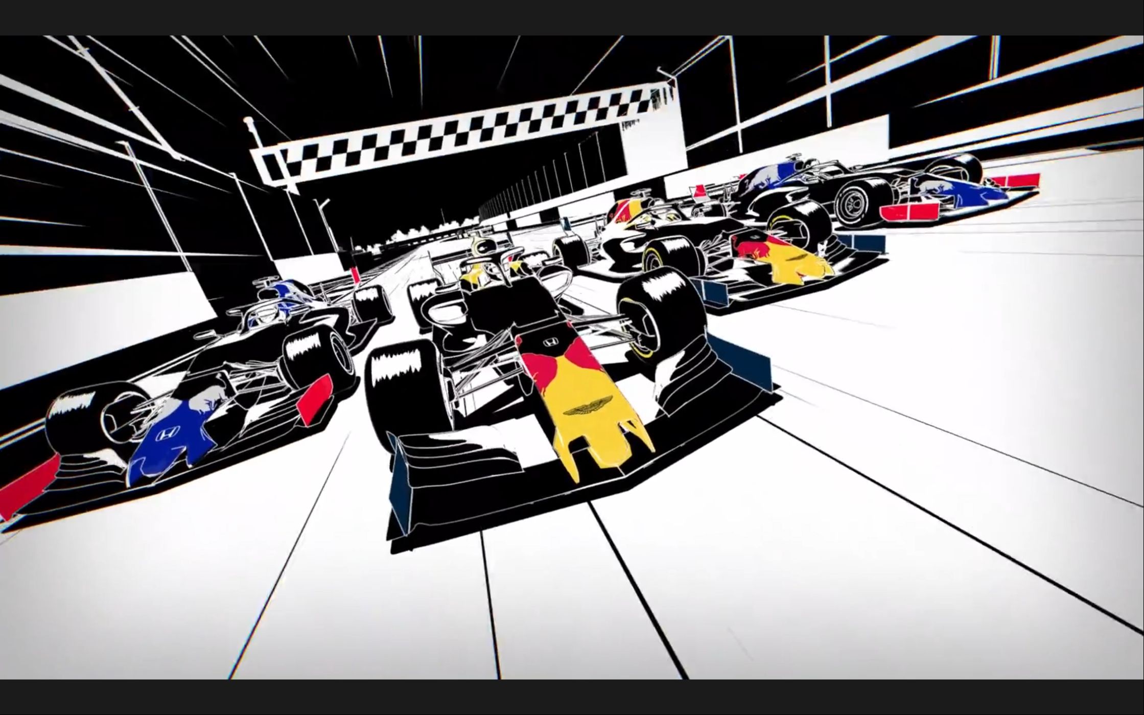 当f1赛车遇到日本热血动漫,炫酷宣传片瞬间燃起来