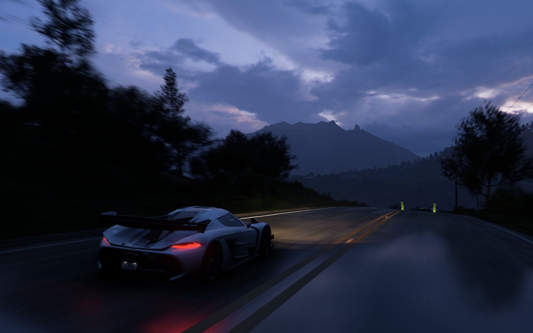 [forza horizon 5]柯尼塞格jesko雨天环岛