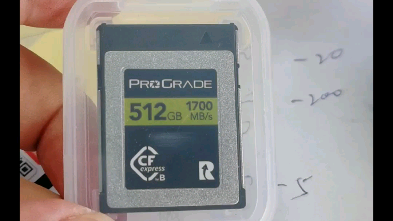 佳能R5认证卡 prograde cfexpress卡铂金版325G哔哩哔哩bilibili