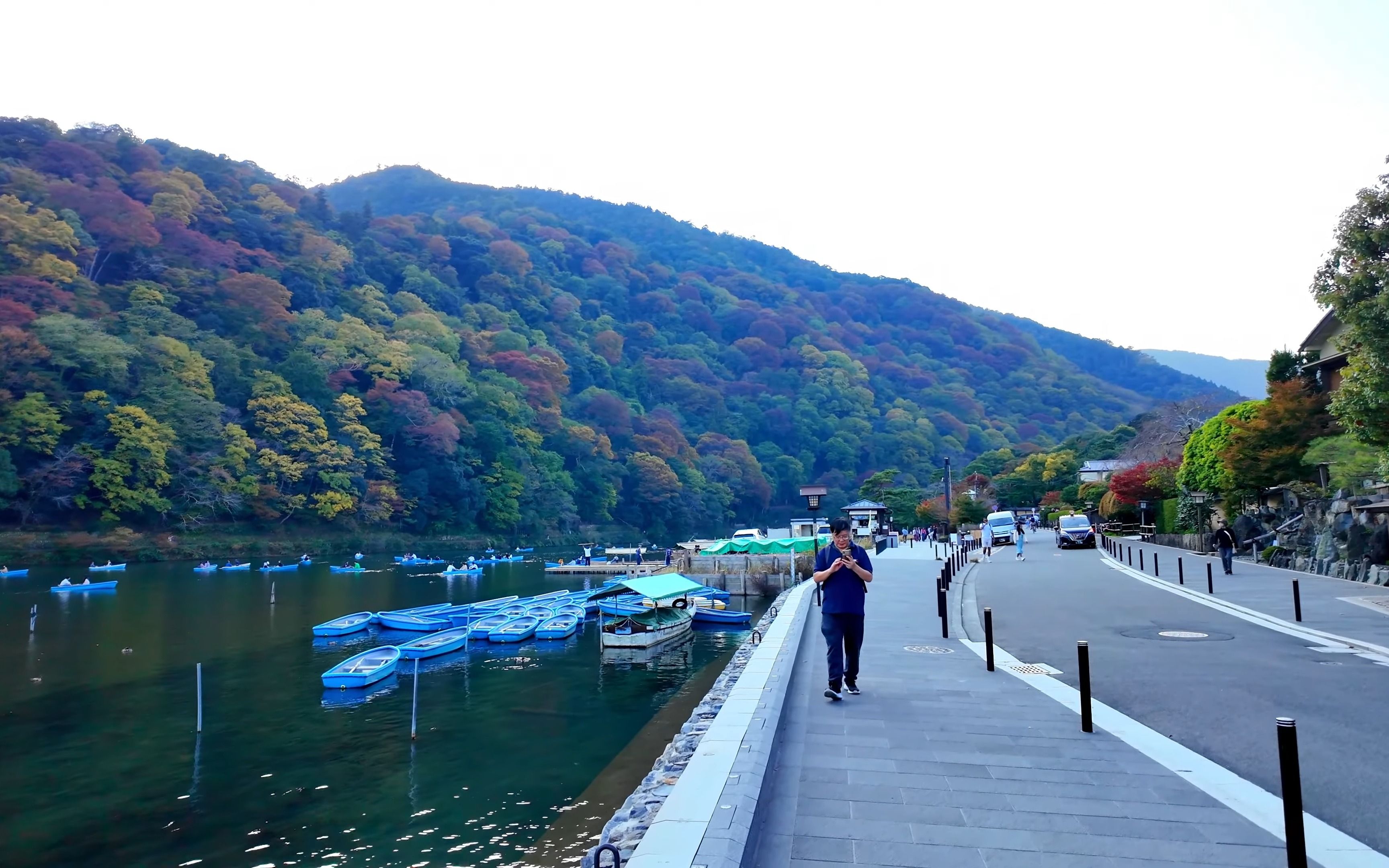 【超清日本】【京都】【4k】2023 京都 红叶季 11月2日漫步岚山