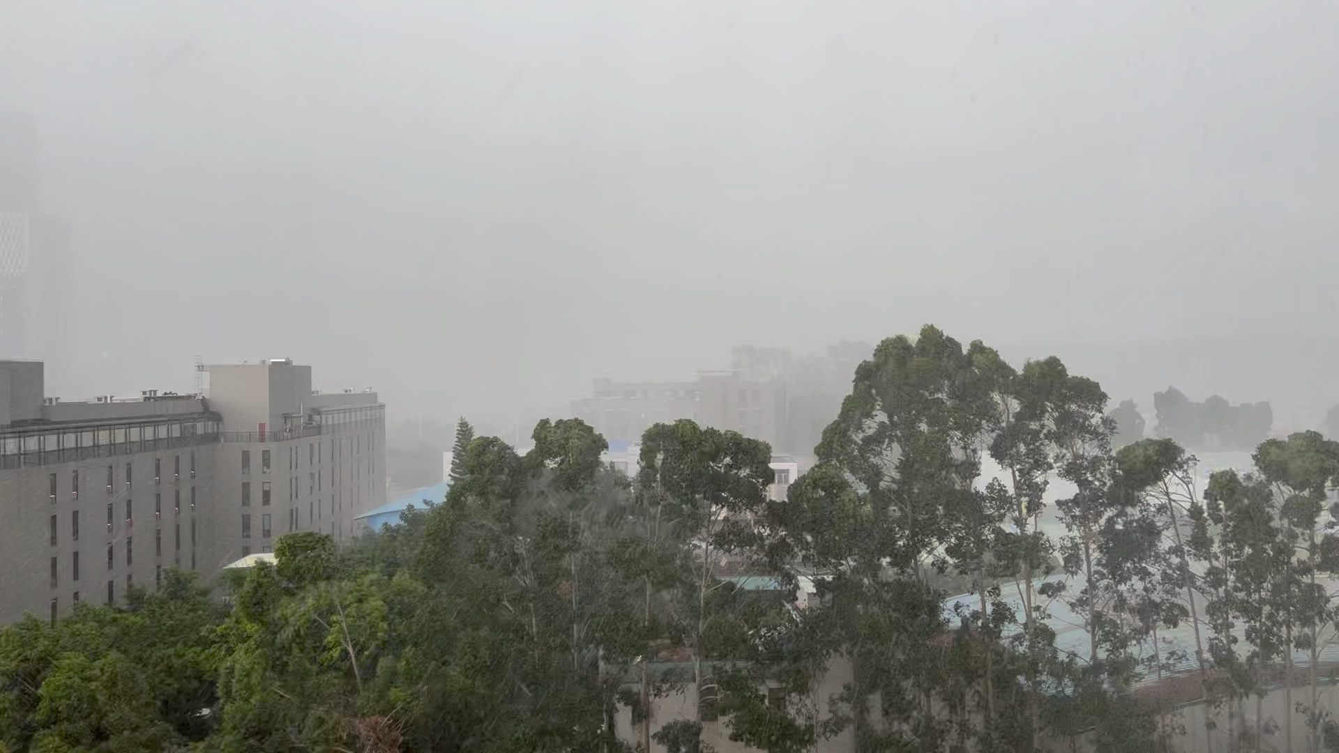 [图]大雨吞没城市瞬间