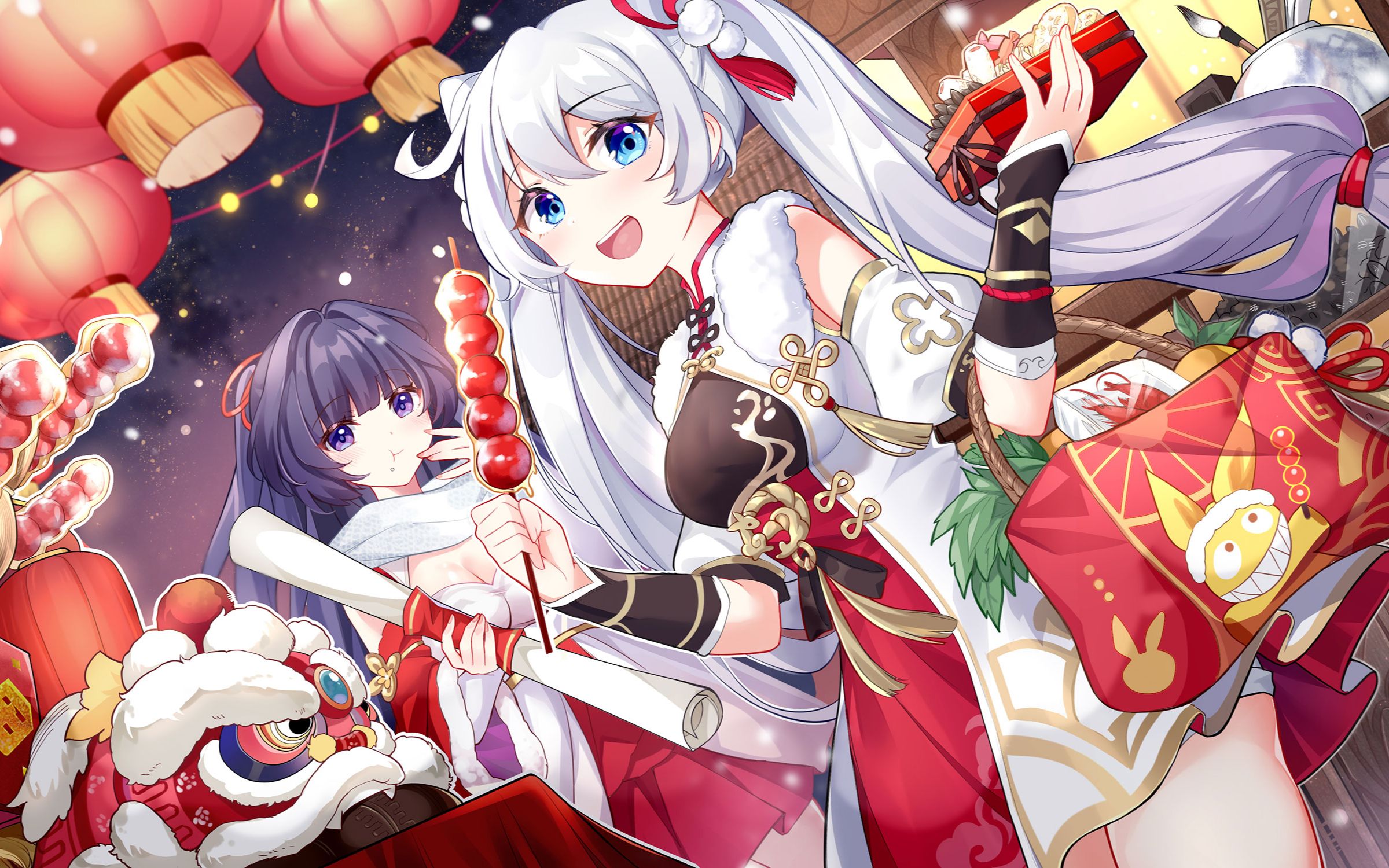 【新年贺图】琪芽贴贴,年货堆堆~!哔哩哔哩bilibili