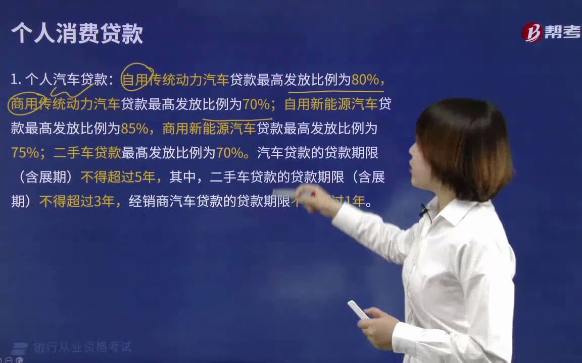 2021金融类银行法律法规002002001个人汽车贷款哔哩哔哩bilibili