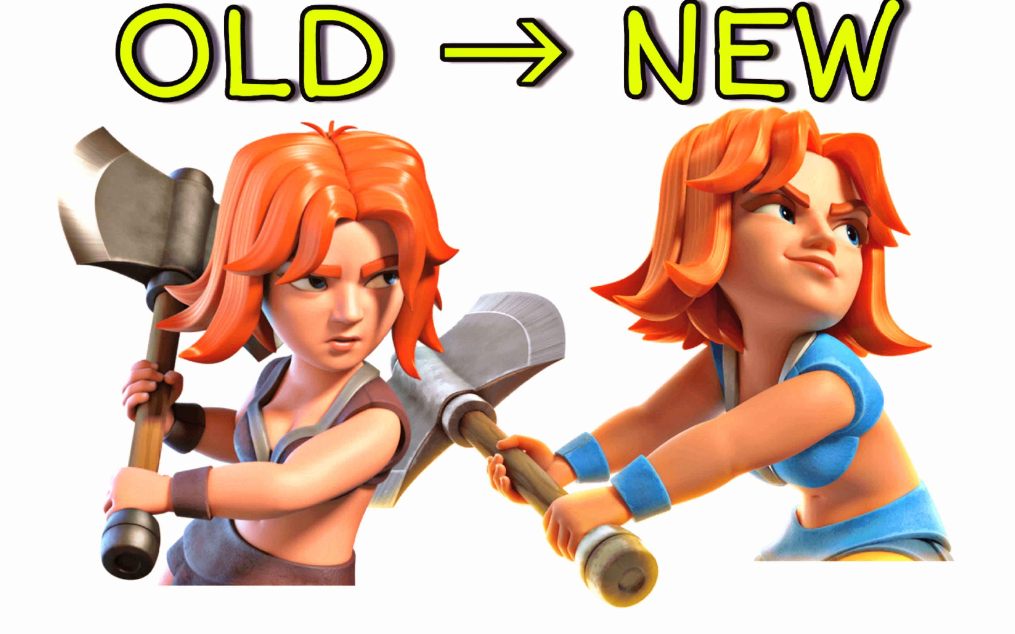 活动作品皇室战争卡牌立绘新旧对比新增立绘