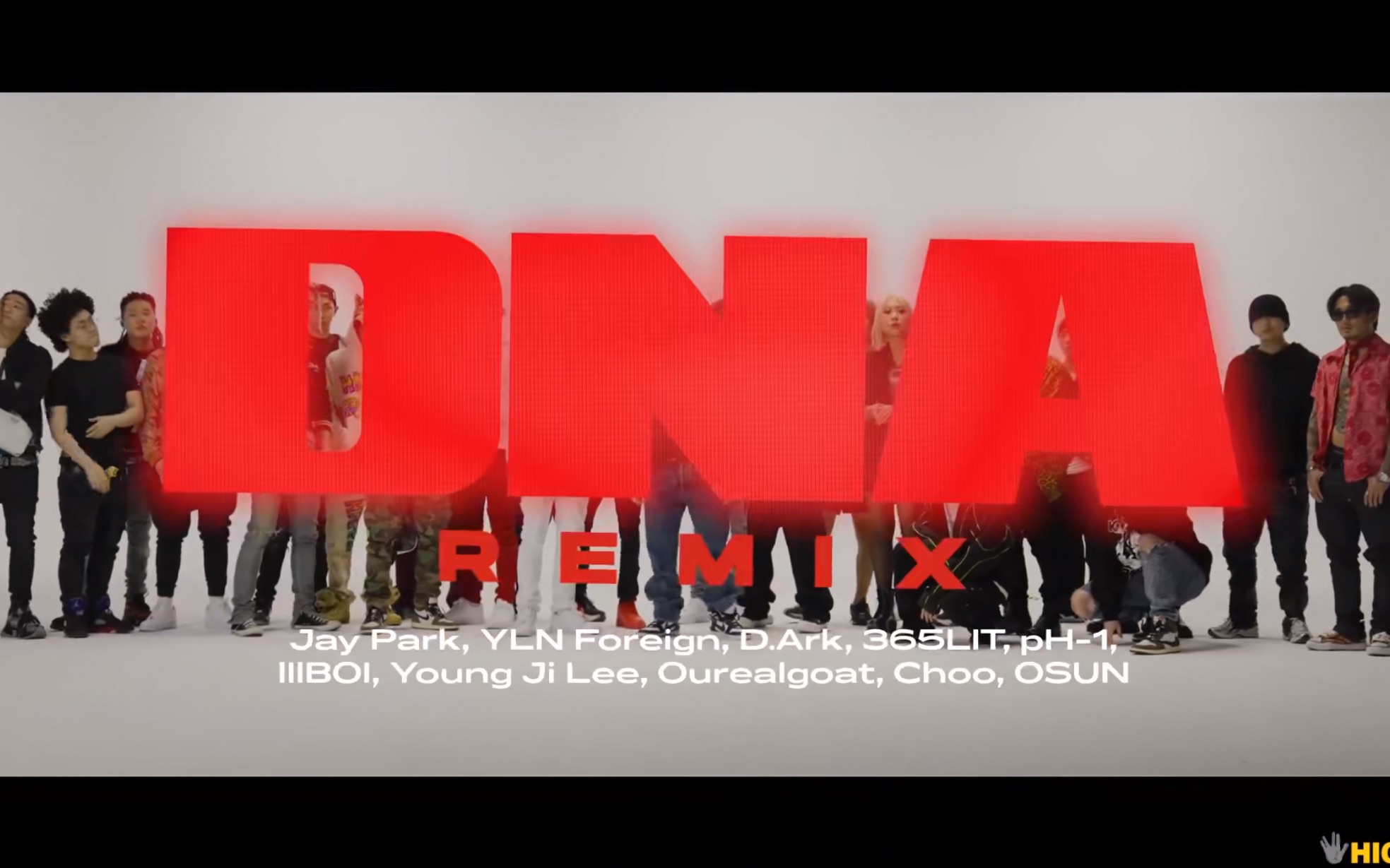 [图]「中字M/V」DNA Remix - 朴宰范 李正云 D.ark 365LIT pH-1 lIlBOI 李泳知 Ourealgoat Choo OSUN