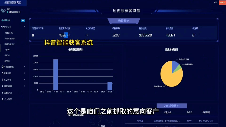 抖音热门获客采集系统哔哩哔哩bilibili