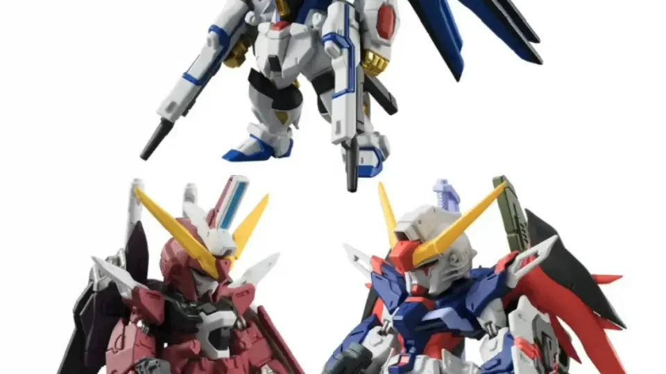 2024年1月限定，［FW GUNDAM CONVERGE］机动战士高达SEED DESTINY 3体