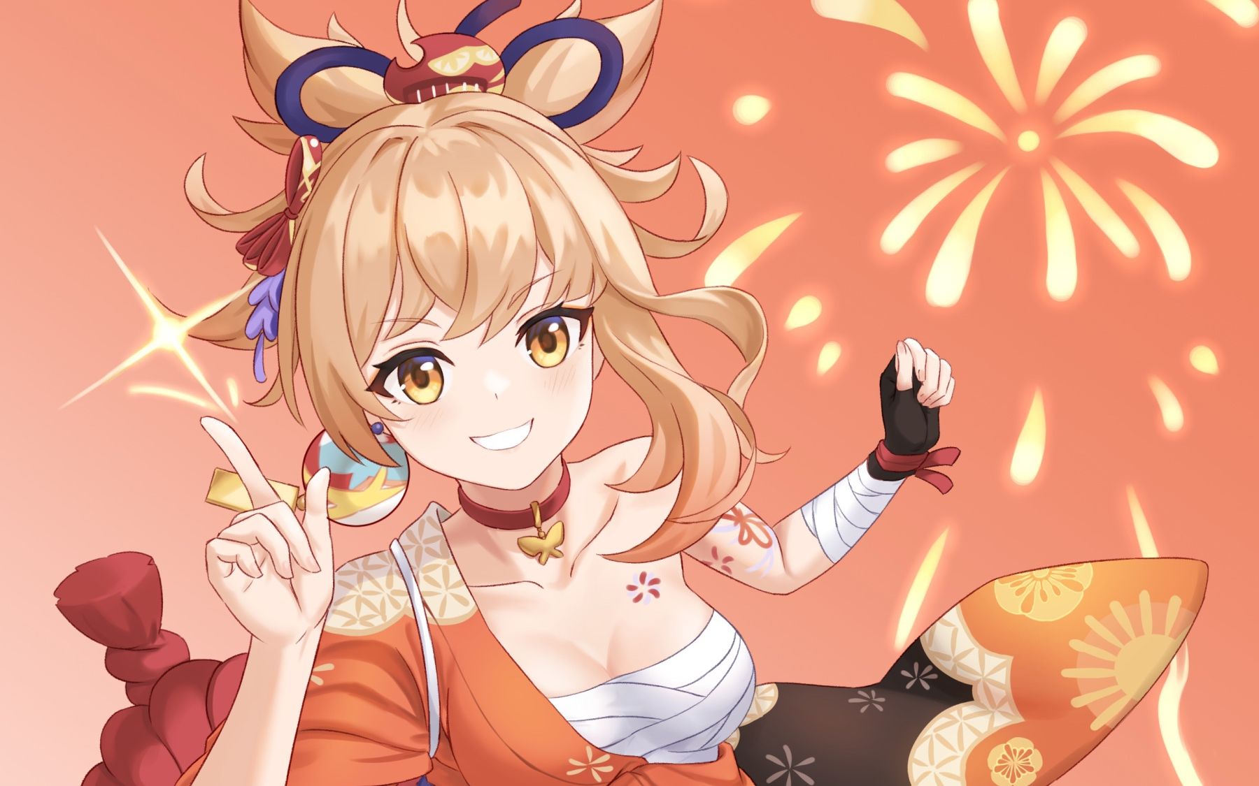 原神万叶宵宫深境12层8月下